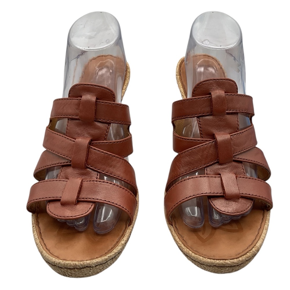 Born Brown Leather‎ Women's Sandals size 11